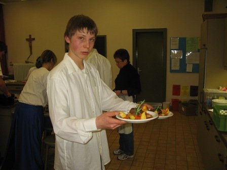 Kochwettbewerb Präsentation